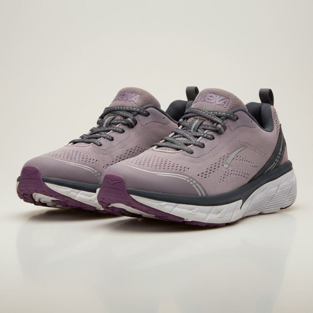 LA Gear Endeavor Womens Running Shoes Purple Gray Athletic Size 10
